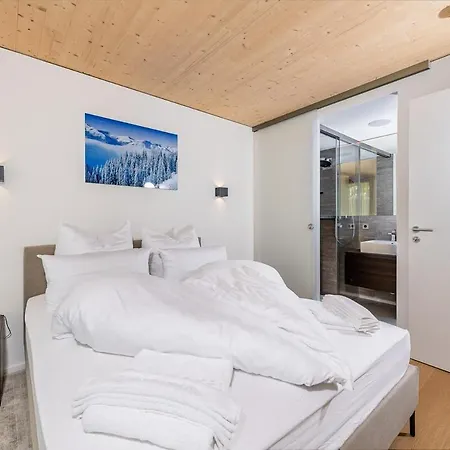 Dağ evi Luxus Skilift Fusslaeufig Bergblick & Wellness Gortipohl