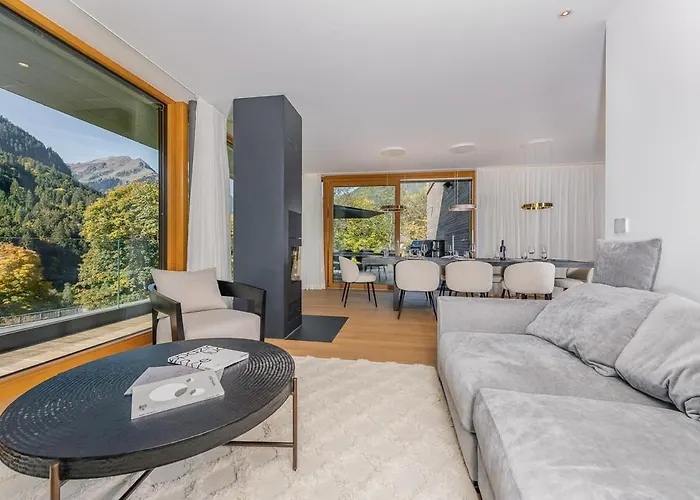 Luxus Skilift Fusslaeufig Bergblick & Wellness