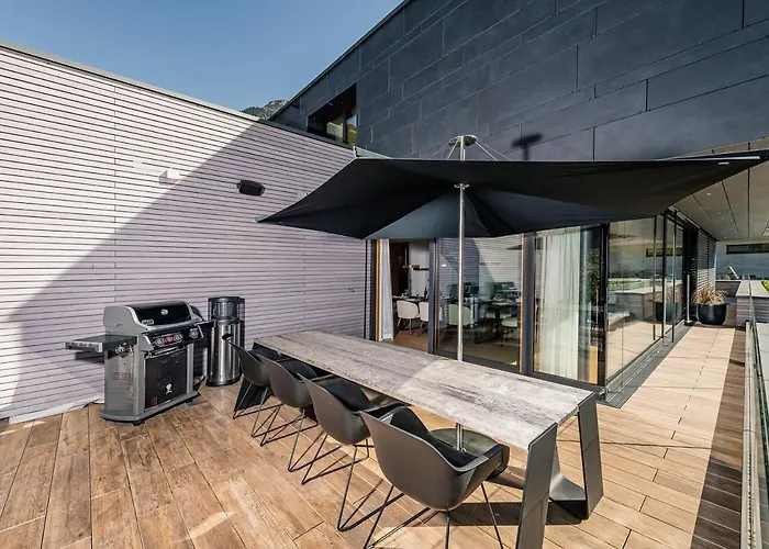 Chalet Luxus Skilift Fusslaeufig Bergblick & Wellness